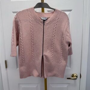 NWT! Sanctuary Pink Cable Knit Cardigan